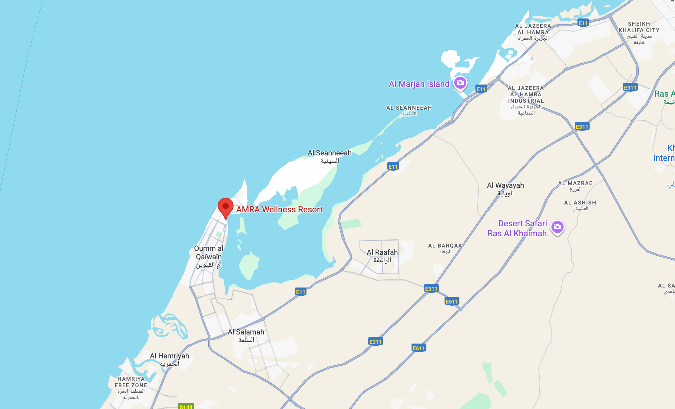 AMRA location in Umm Al Quwain